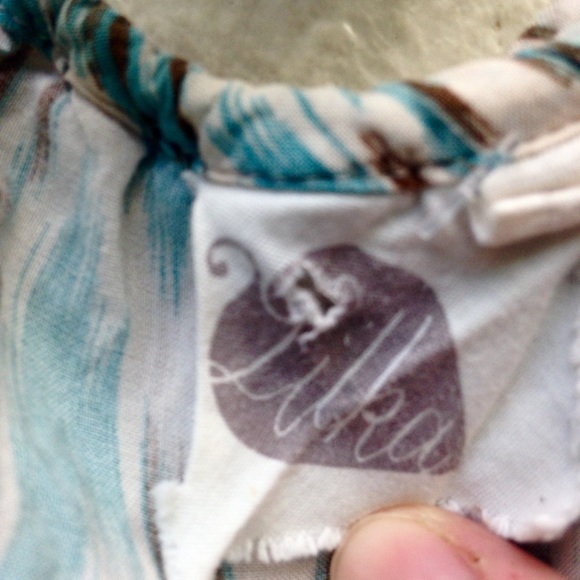 NWOT Anthropologie Lilka Ruffled Ikat Chemise Dress - Picture 6 of 6